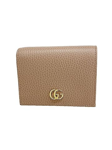 Gucci Gucci GG Marmont Wallet 456126 Leather Pink Brown Women's (view 1)