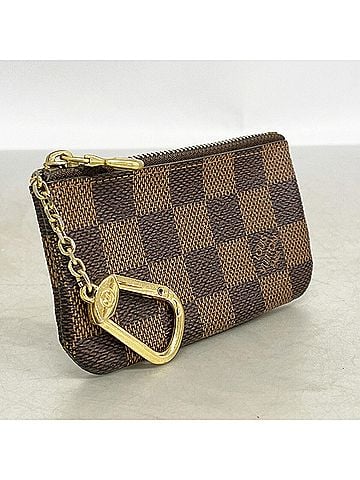 Louis Vuitton Louis Vuitton Damier Pochette Clé N62658 Ebene Wallet/Coin Case for Men and Women (view 2)