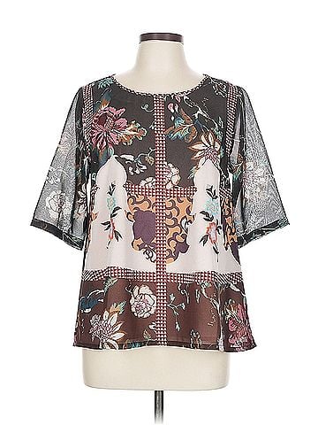 Vineet Bahl Vineet Bahl Short Sleeve Blouse (view 1)
