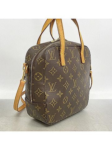 Louis Vuitton Louis Vuitton Monogram Spontini Handbag M47500 Brown 2-way bag for women (view 2)
