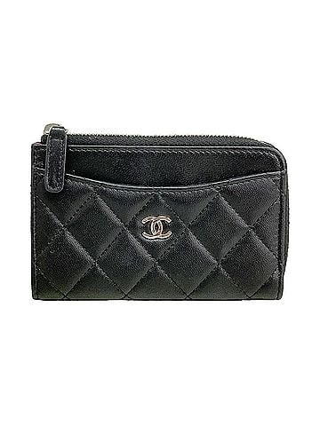 Chanel Chanel Matelassé Lambskin Wallet/Coin Case, Black, Women's (view 1)
