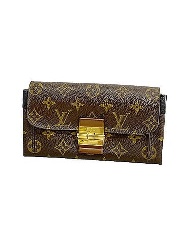 Louis Vuitton Louis Vuitton Monogram Portefeuille Elysée Long Wallet M60577 Brown Black Women's (view 1)