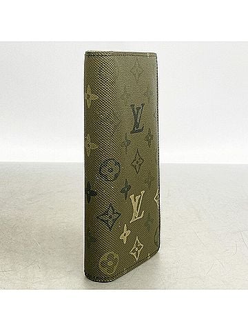 Louis Vuitton Louis Vuitton Monogram Surplus Portefeuille Brazza Long Wallet M27055 Khaki Men's (view 2)