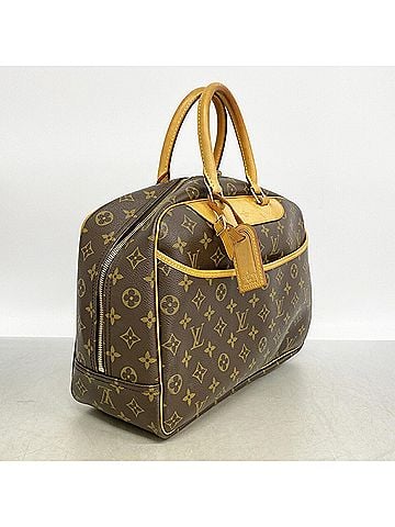 Louis Vuitton Louis Vuitton Monogram Deauville Handbag M47270 Brown Women's (view 2)