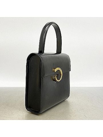 Cartier Cartier Panthère Leather Handbag, Black, for Women (view 2)