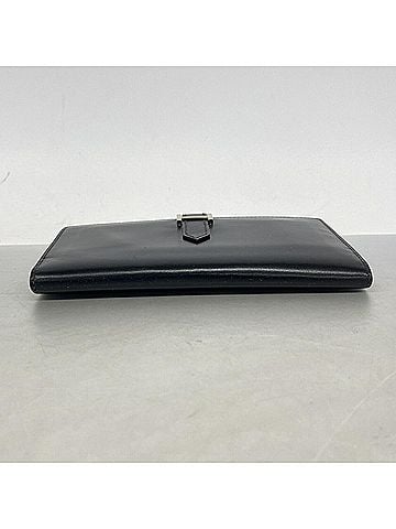 Hermès Hermes Tri-fold Long Wallet, Bearn Dupri Box Calf Leather, Black, ?I Stamp, Men's/Women's (view 2)