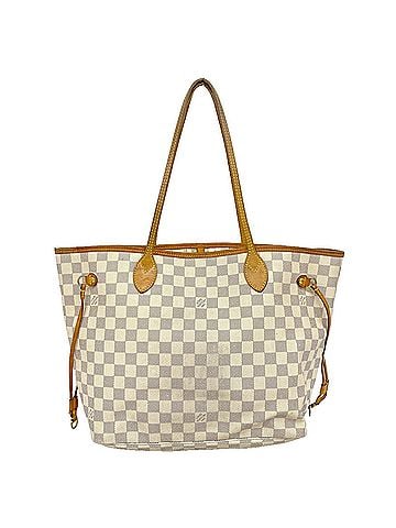 Louis Vuitton Louis Vuitton Damier Azur Neverfull MM Tote Bag N51107 White Women's (view 1)