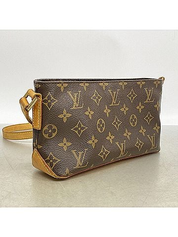 Louis Vuitton Louis Vuitton Monogram Trotteur Shoulder Bag M51240 Brown Women's (view 2)