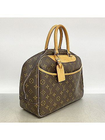 Louis Vuitton Louis Vuitton Monogram Deauville Handbag M47270 Brown Women's (view 2)