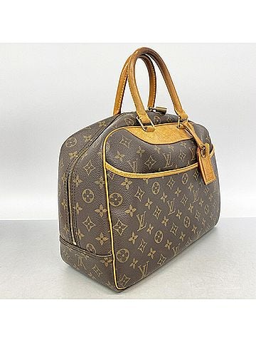 Louis Vuitton Louis Vuitton Monogram Deauville Handbag M47270 Brown Women's (view 2)