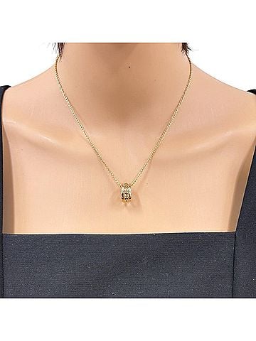 Bvlgari Bulgari Parentesi Necklace, 18K Yellow Gold, Women's BVLGARI (view 2)