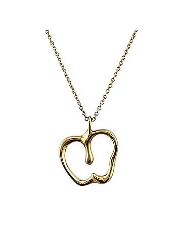 Tiffany & Co. Tiffany &amp; Co. Apple Necklace, 18K Yellow Gold, Women's, Design (view 1)