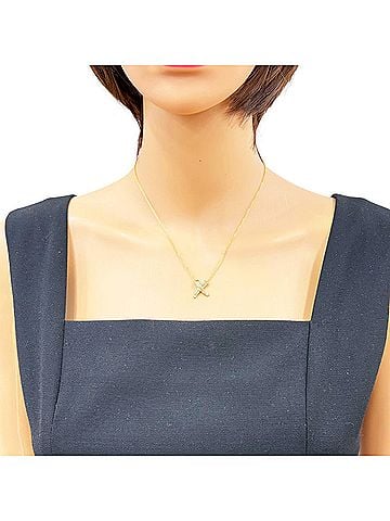 Tiffany & Co. Tiffany Kiss Necklace, 18K Yellow Gold, Women's, TIFFANY&amp;Co. (view 2)