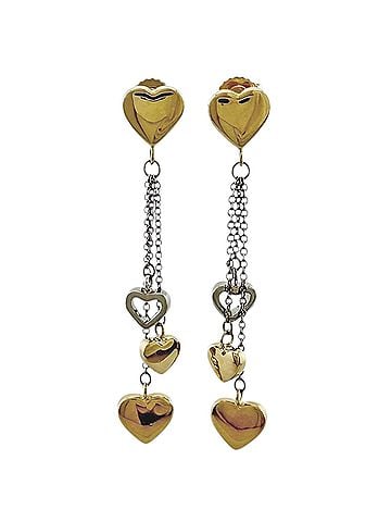 Tiffany & Co. Tiffany &amp; Co. Heart Drop Earrings, 18K Yellow Gold, Women's Earrings. (view 1)