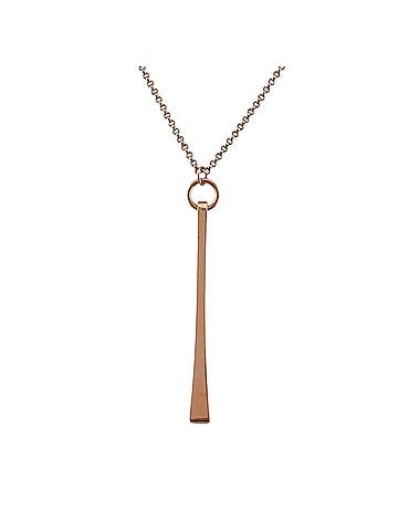 Hermès Hermes Clou de Forge Necklace, 18K Pink Gold, Women's (view 1)