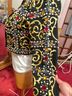 Michael Simon Black Gold Multi Color Jacket Size 1X - photo 5