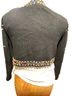 Michael Simon Black Gold Multi Color Jacket Size 1X - photo 2