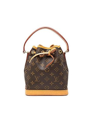 Louis Vuitton Louis Vuitton Monogram Mini Noé One-Shoulder Handbag M42227 Brown Leather Women's LOUIS VUITTON (view 1)