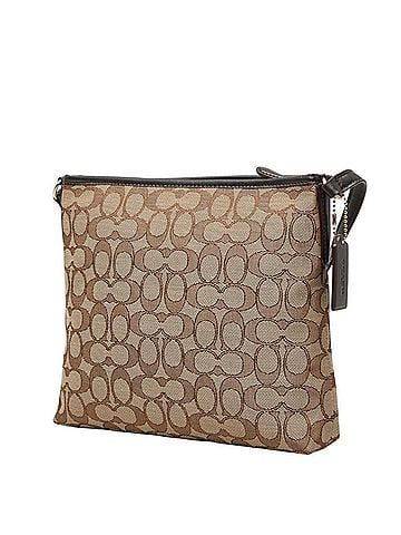 Coach Coach Signature Crossbody Shoulder Bag F29960 Beige Canvas Leather Women's COACH (view 2)
