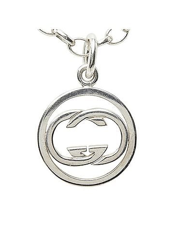 Gucci Gucci GG logo DOPPIA G chain necklace pendant 147749 silver SV925 men's GUCCI (view 2)