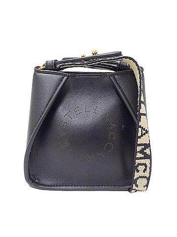 Stella McCartney Stella McCartney handbag, women's brand shoulder bag, leather, black, micro bag. (view 1)