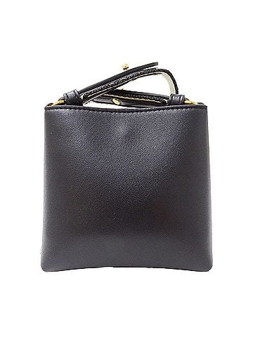 Stella McCartney Stella McCartney handbag, women's brand shoulder bag, leather, black, micro bag. (view 2)
