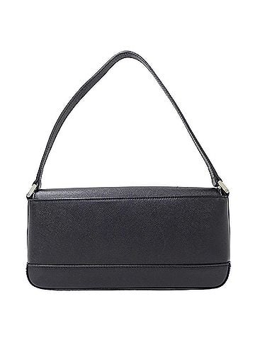 Burberry Burberry handbag for women, brand name shoulder bag, leather, black, one-shoulder, flap type. (view 2)