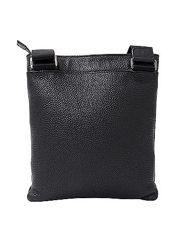 Salvatore Ferragamo Salvatore Ferragamo Ferragamo men's handbag, brand shoulder bag, leather, black, FZ-24 0471. (view 2)