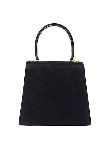 Salvatore Ferragamo Salvatore Ferragamo Ferragamo women's handbag, brand name, handbag/shoulder bag, 2-way, Gancini design, suede, black, BX-212193, black mini bag (view 2)