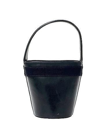 Salvatore Ferragamo Salvatore Ferragamo Ferragamo handbag for women, brand name, Vara ribbon, leather, navy, bucket bag. (view 2)