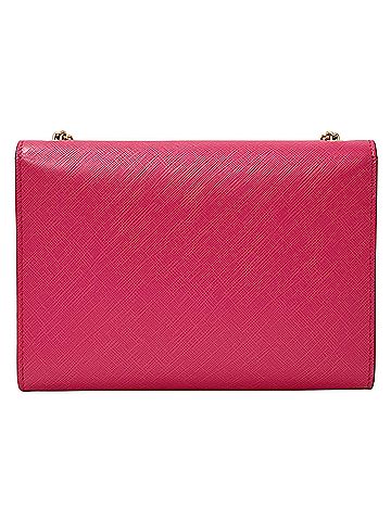 Salvatore Ferragamo Salvatore Ferragamo Ferragamo handbag for women, brand name, Vara ribbon, leather, pink, chain shoulder bag, compact. (view 2)