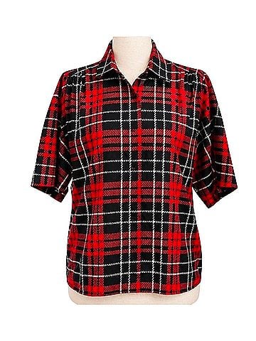 Diane von Furstenberg Short Sleeve Button-Down Shirt (view 1)