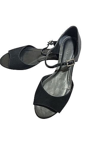 Bernardo Peep Toe Flat Flats (view 1)