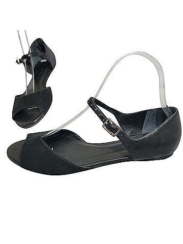 Bernardo Peep Toe Flat Flats (view 2)