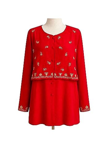 Diane von Furstenberg Long Sleeve Blouse (view 1)