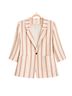 Habitual Stripes White Pink Blazer Size XL - photo 1
