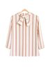 Habitual Stripes White Pink Blazer Size XL - photo 2