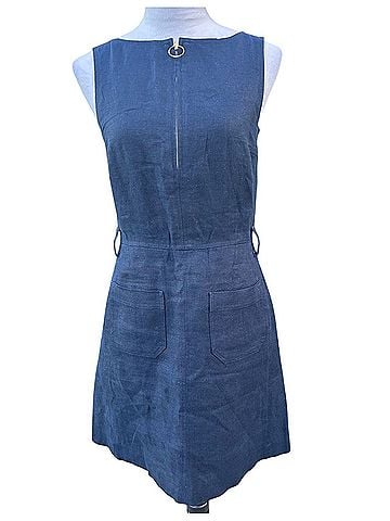 Tory Burch Nadia Linen Sleeveless Sheath Casual Dress (view 1)