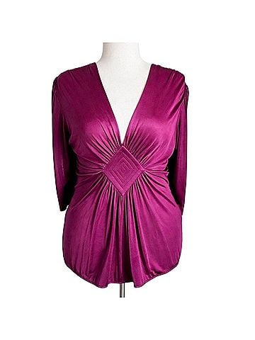 Black Halo Long Sleeve Blouse (view 1)