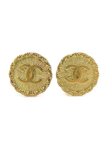 Chanel Chanel earrings, metal, gold, women's, 56830a (view 1)