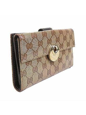 Gucci Gucci GUCCI Bi-fold long wallet GG crystal leather brown Men's and women's 231835 h32508a (view 2)