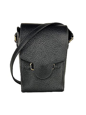 Gucci Gucci GUCCI Shoulder Bag Horsebit Leather Black Men's Women's 732302 z10977 (view 1)