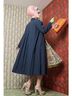 J. Peterman 100% Polyester 100% Acetate Blue Coat Size S - photo 5
