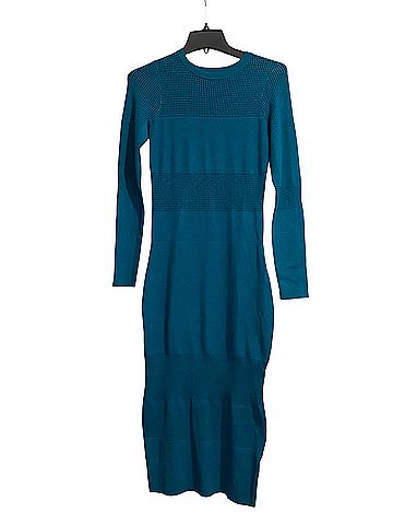Bebe pointelle midi panel dress Wool Dress (view 1)