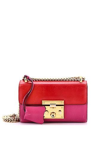 Gucci Padlock Shoulder Bag Leather Small (view 1)