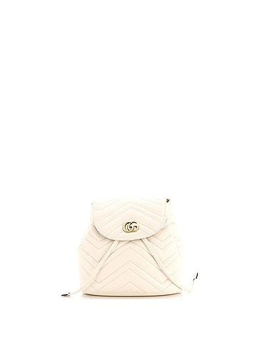 Gucci GG Marmont Drawstring Backpack Matelasse Leather Mini (view 1)