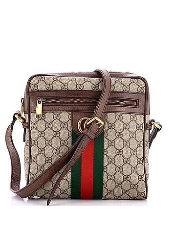 Gucci Ophidia Messenger Bag GG Coated Canvas Small (view 1)