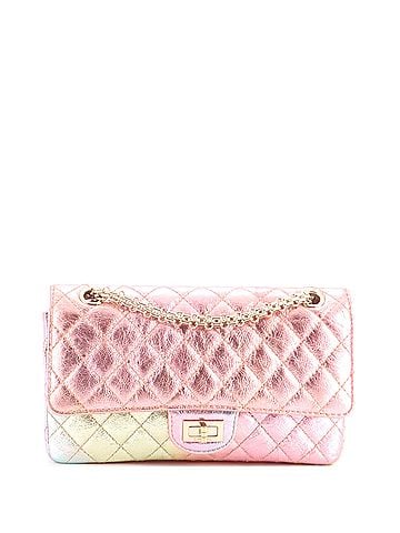Chanel Rainbow Reissue 2.55 Flap Bag Quilted Multicolor Metallic Goatskin 225 (view 1)