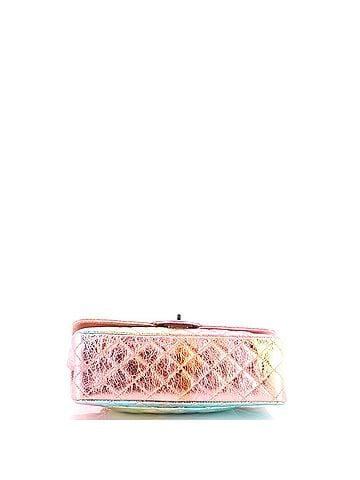 Chanel Rainbow Reissue 2.55 Flap Bag Quilted Multicolor Metallic Goatskin 225 (view 2)