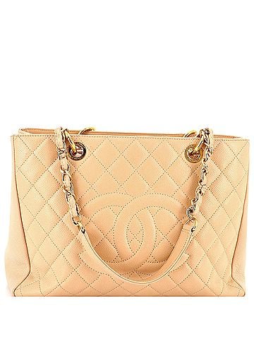 Chanel Grand Shopping Tote Quilted Caviar (view 1)